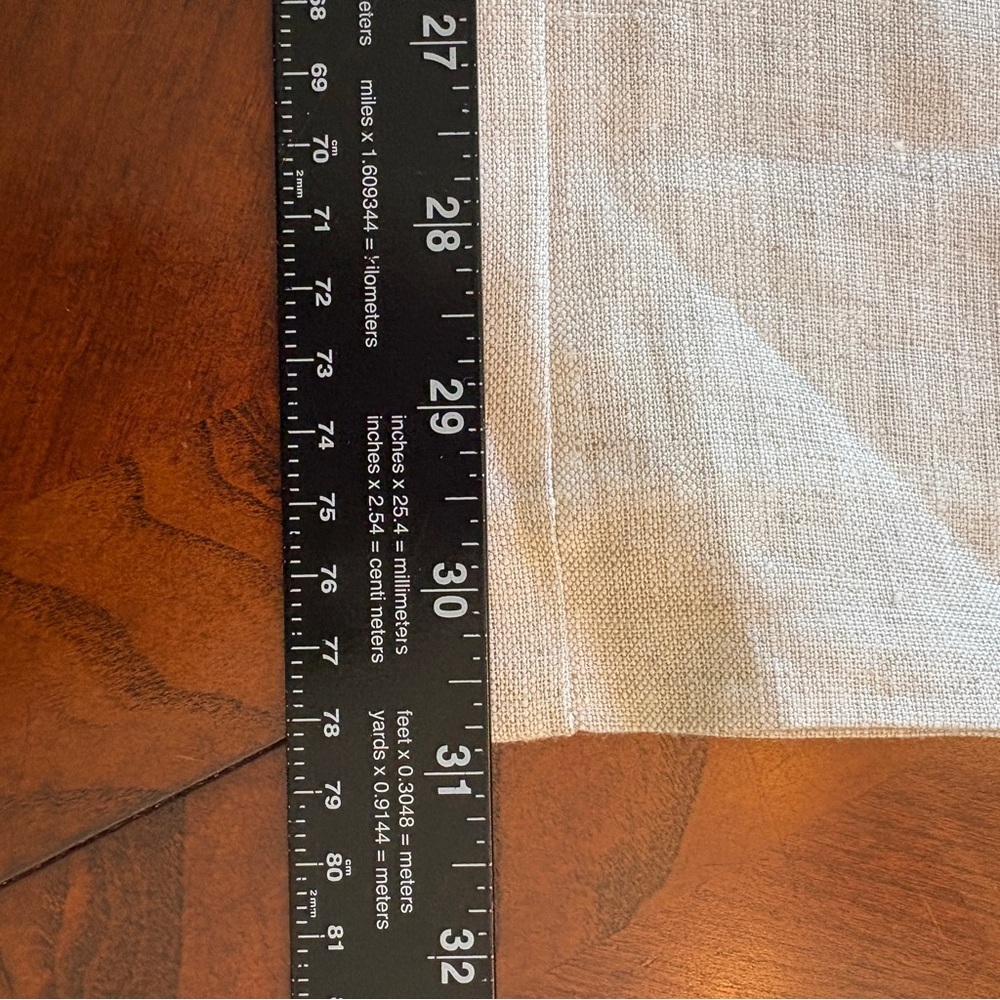 Reformation Linen Pants Vida Low Rise Oatmeal 2 - Picture 15 of 16